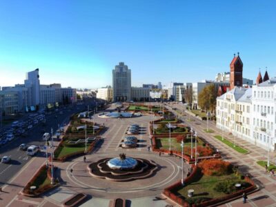 Экскурсия по Минску на Двухэтажном автобусе.